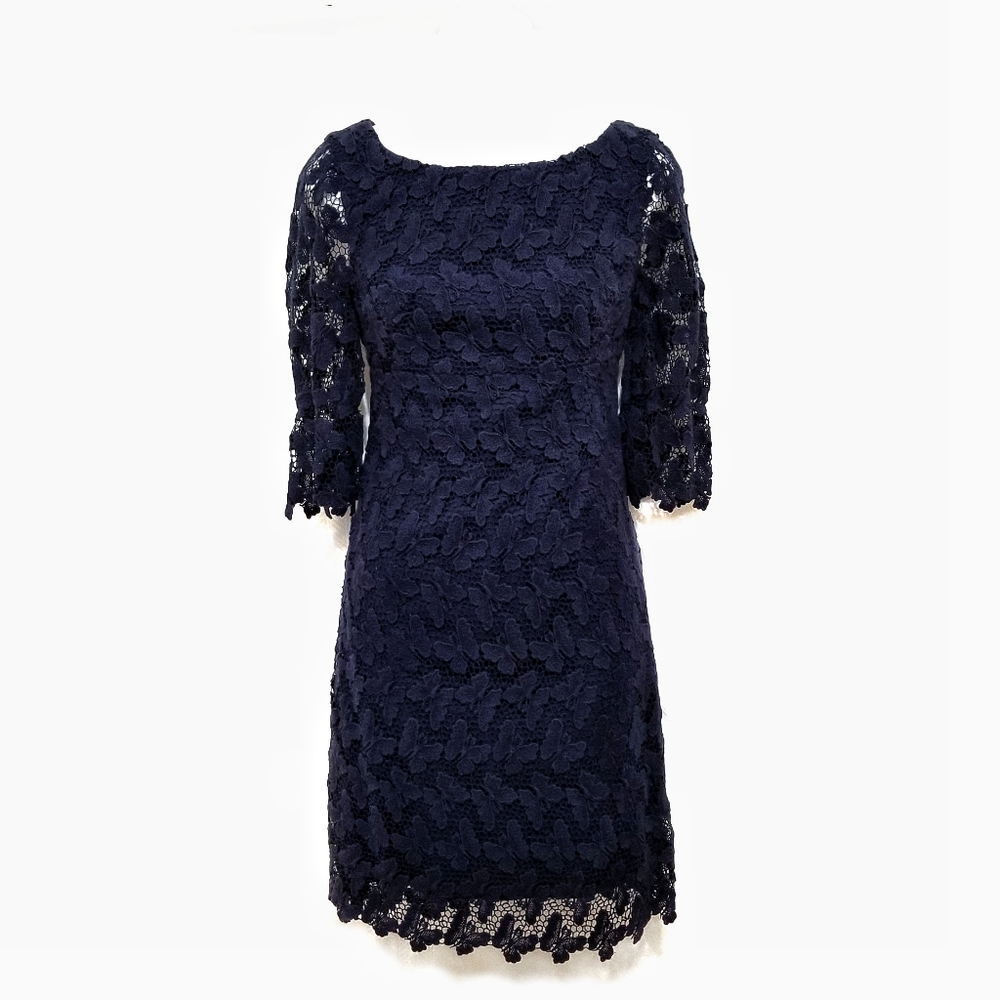 Lilly Pulitzer Shayna Papillon Lace navy dress